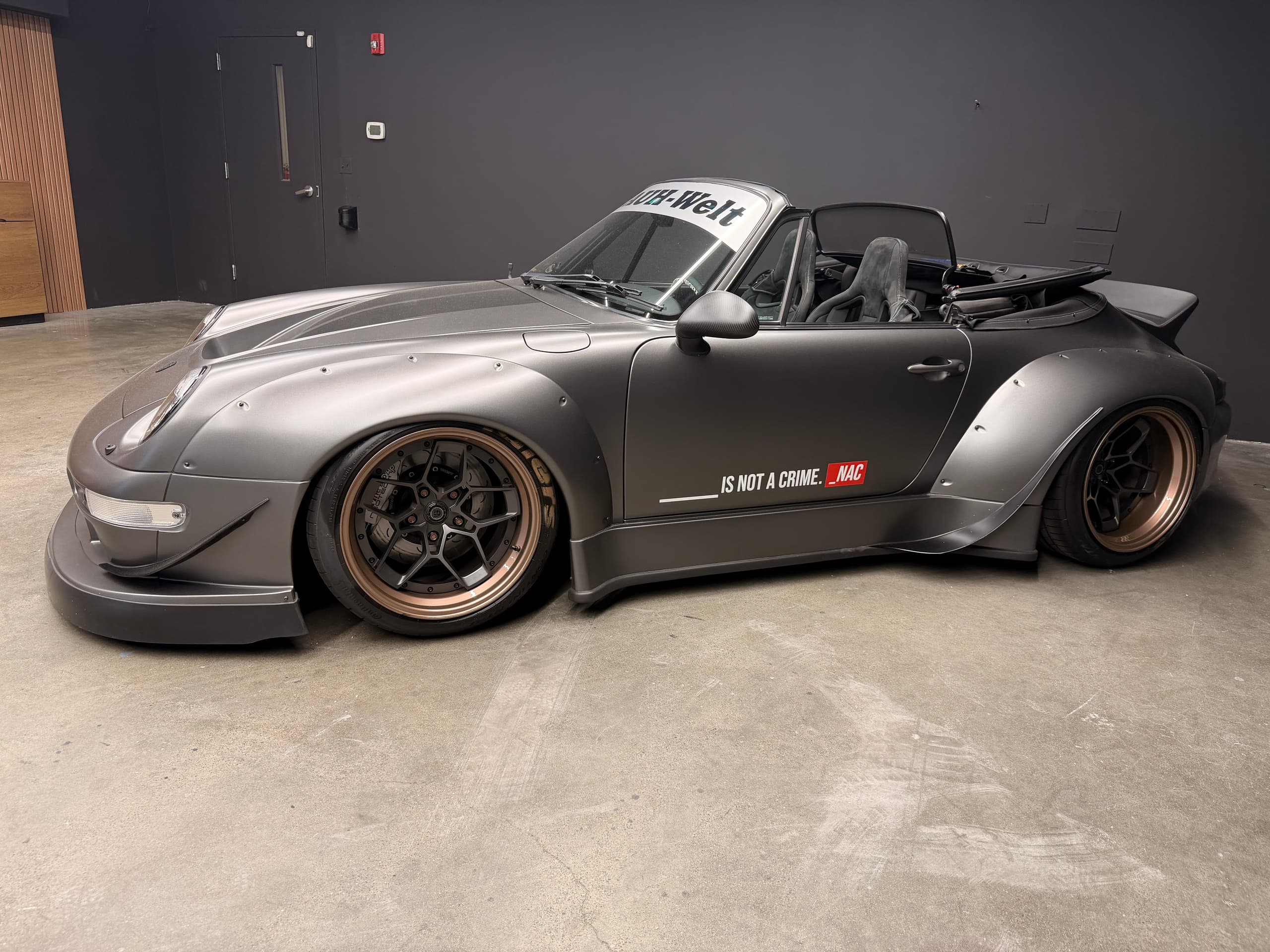 Widebody _NAC vehicle carrying the ___ is NOT A CRIME door decal